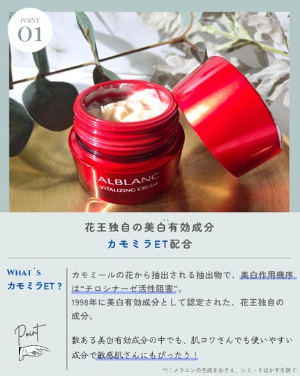 バイタライジングクリーム/ALBLANC/フェイスクリームを使ったクチコミ(3枚目)