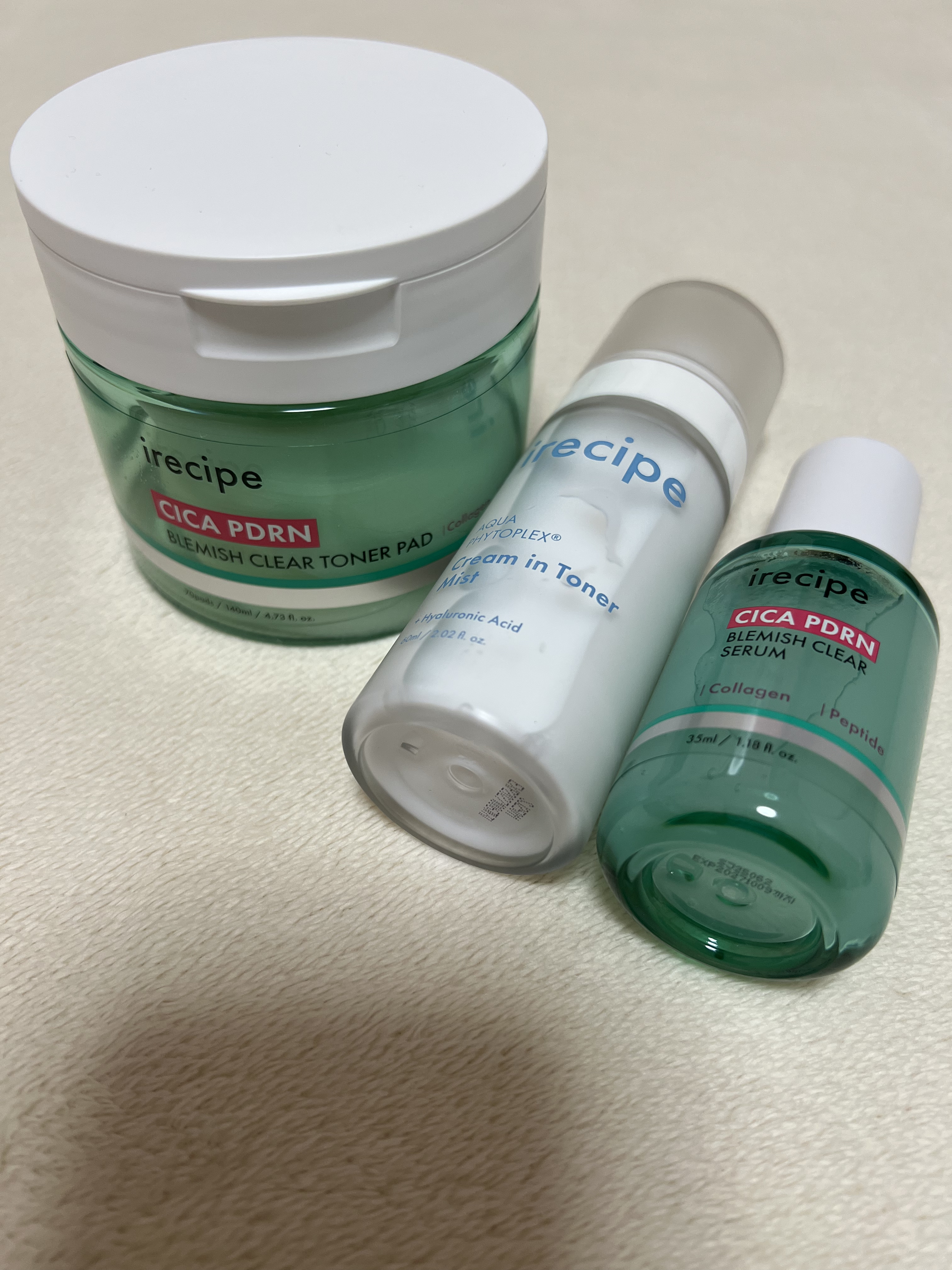 シカ PDRN 跡 クリアー トナーパッド/irecipe/トナーパッドを使ったクチコミ（1枚目）