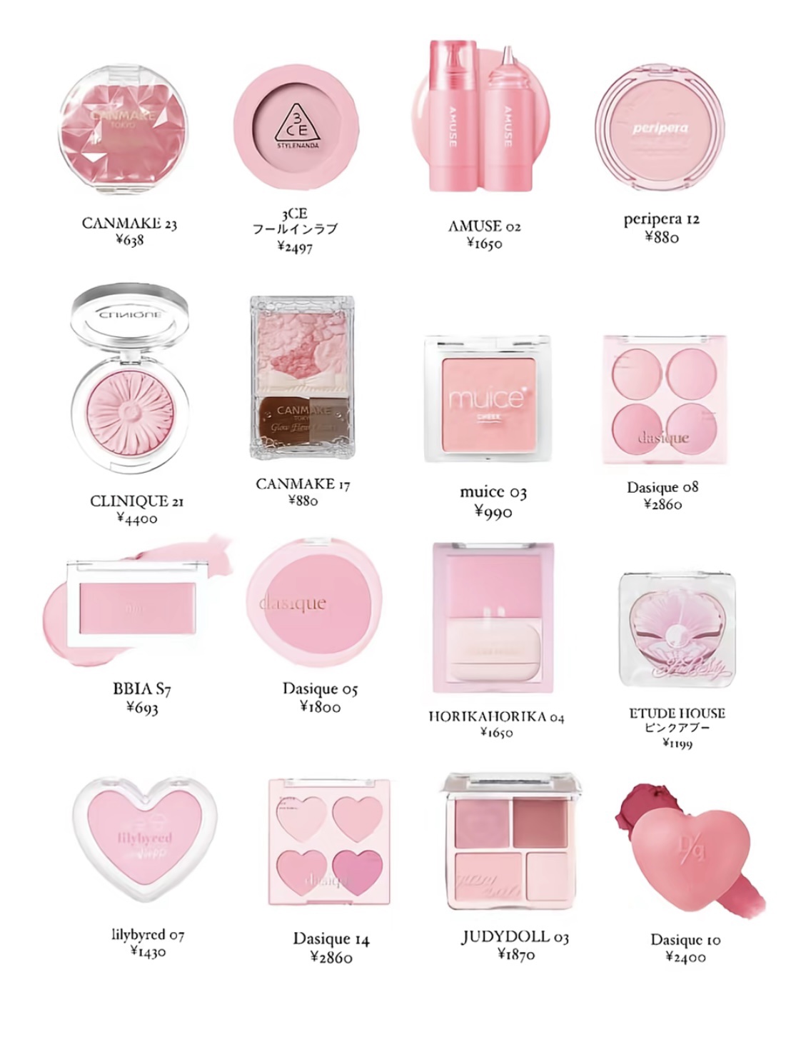 3CE フェイスブラッシュ/3CE/パウダーチークを使ったクチコミ（1枚目）