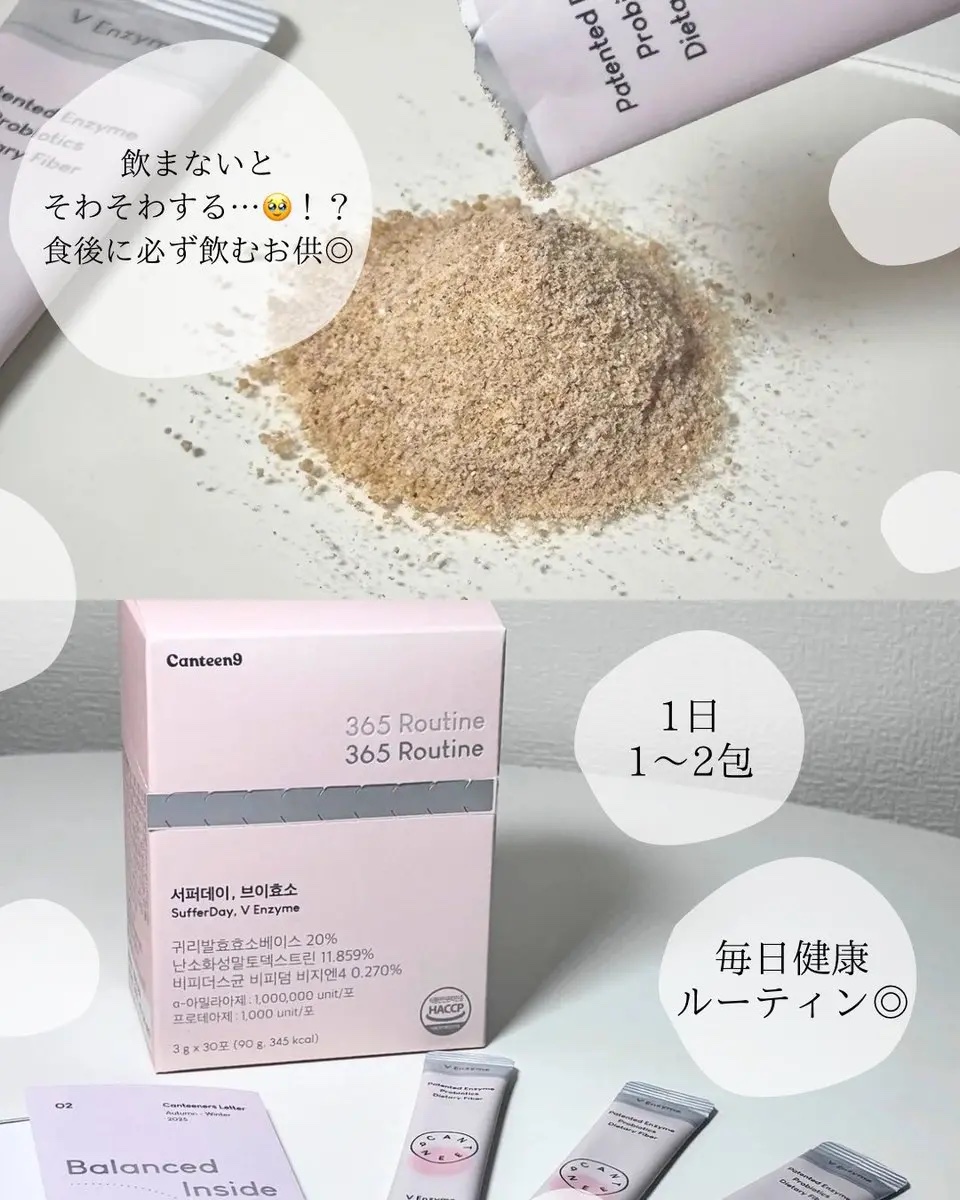 サファーデイ V酵素/canteen9/ボディサプリメントを使ったクチコミ（2枚目）