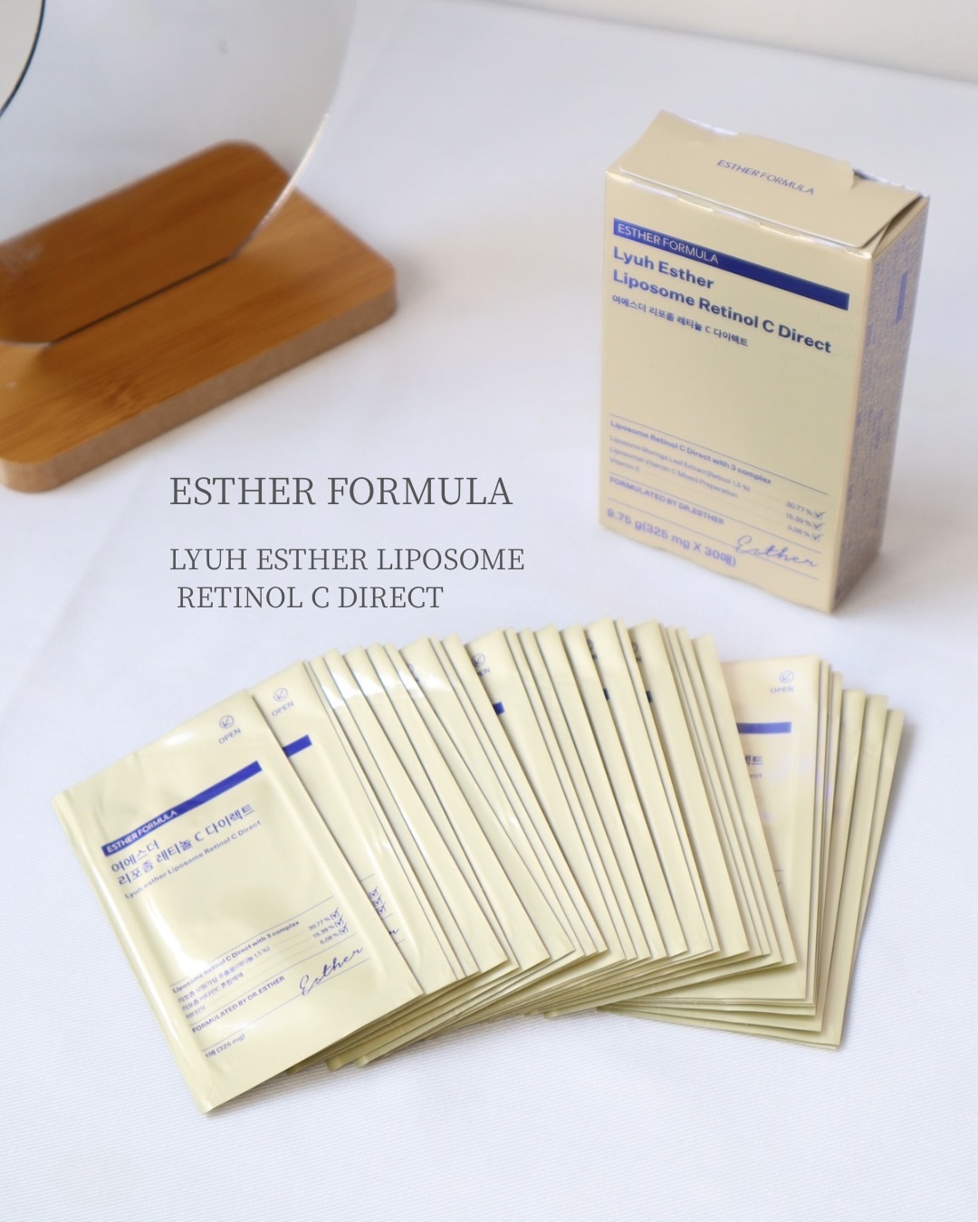 ヨエスターリポソームレチノールCダイレクトフィルム/ESTHER FORMULA/美容サプリメントを使ったクチコミ（1枚目）