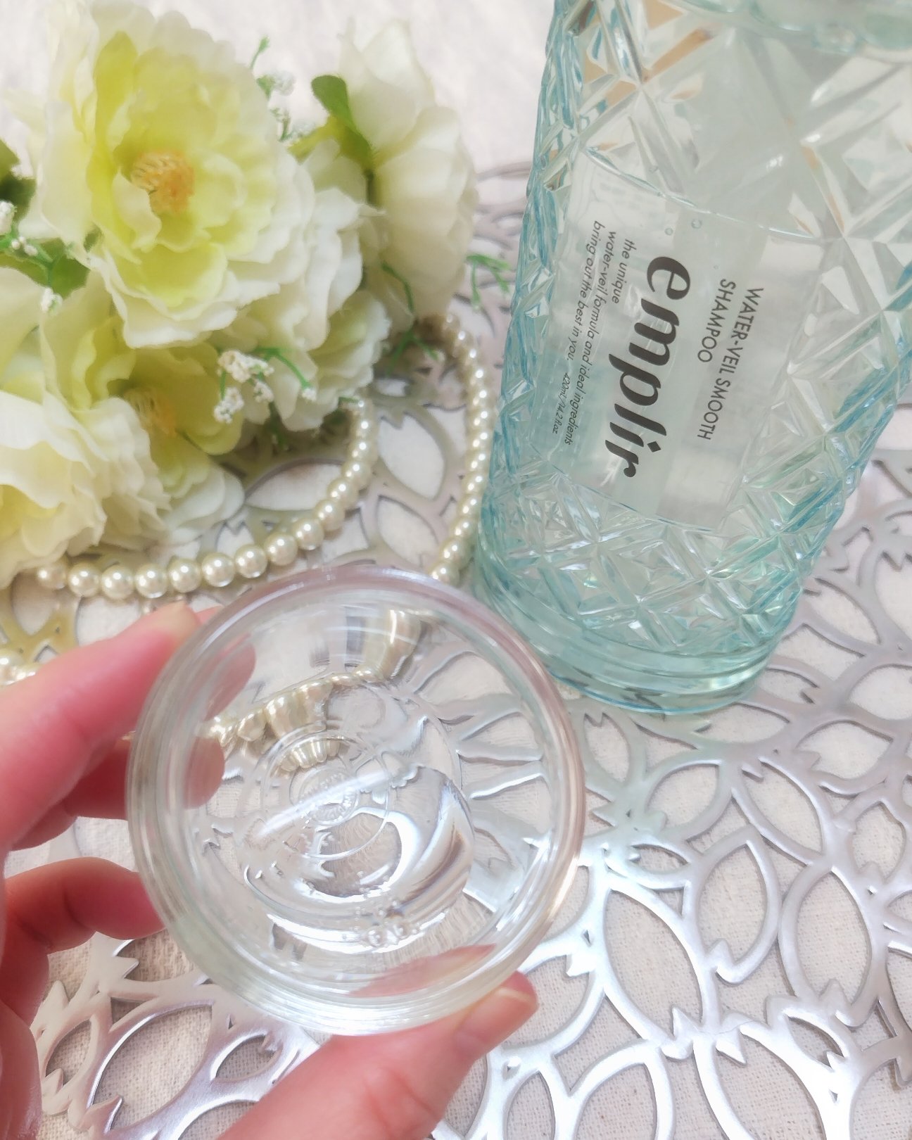 ウォーターベール スムース シャンプー／トリートメント/emplir/市販シャンプーを使ったクチコミ（2枚目）