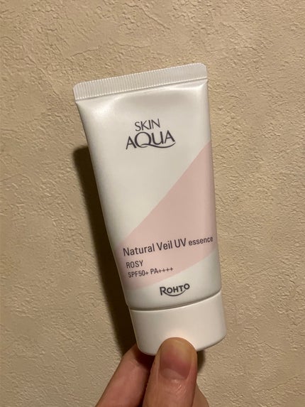 ナチュラルベールUVエッセンス ローズ/スキンアクア/日焼け止めクリームを使ったクチコミ(1枚目)
