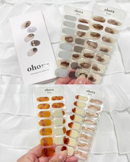 セミキュアジェルネイル(ハンド)/ohora/ネイルシールを使ったクチコミ(4枚目)