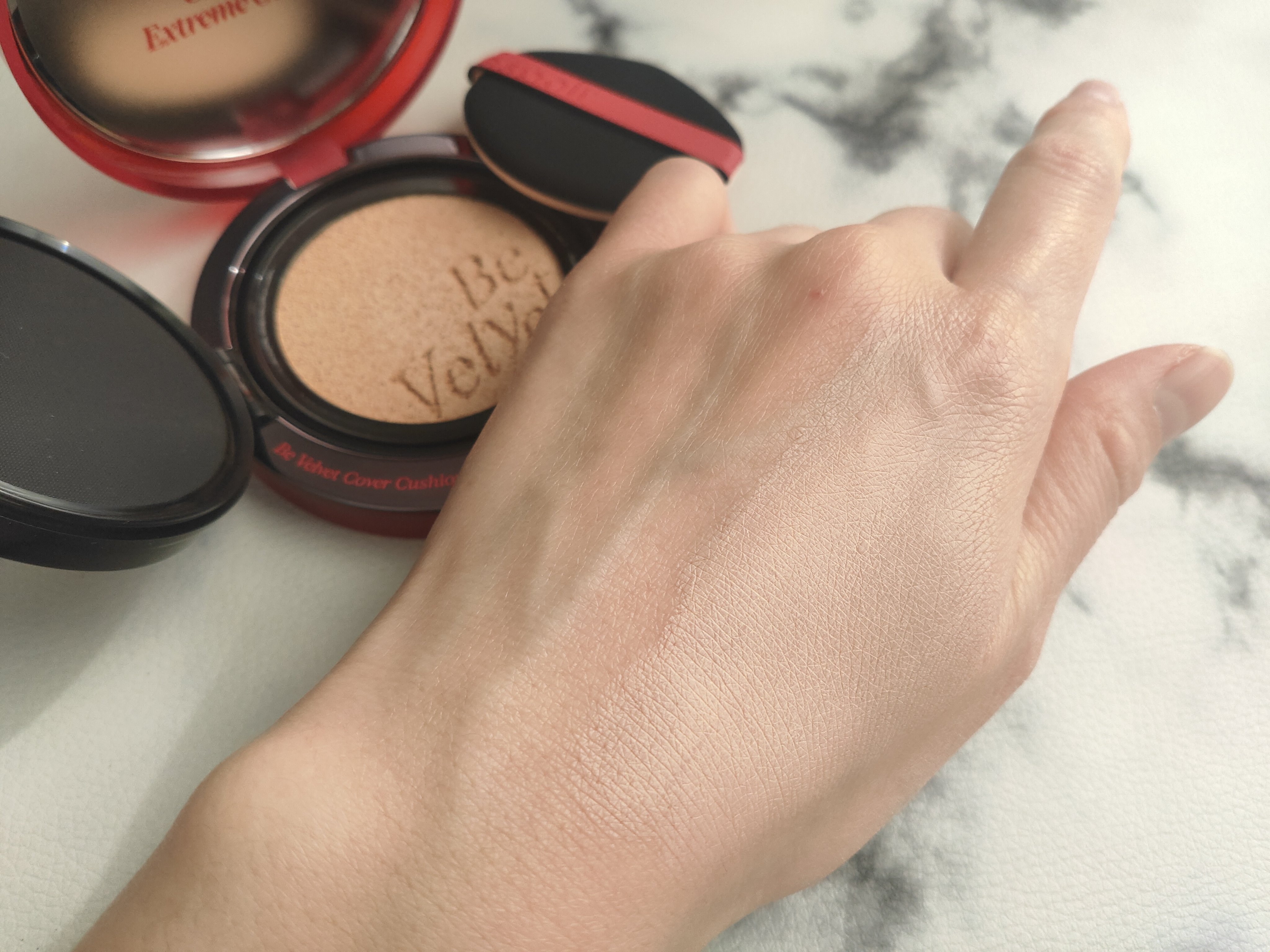 プロテーラービーベルベットカバークッション/espoir/クッションファンデーションを使ったクチコミ（3枚目）