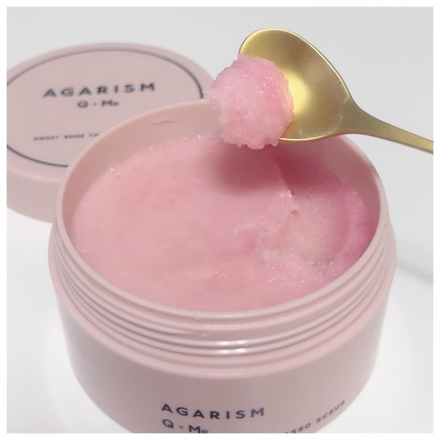 Q+Me スウィート ボム タラソ スクラブ/AGARISM/バスト・ヒップケアを使ったクチコミ（3枚目）