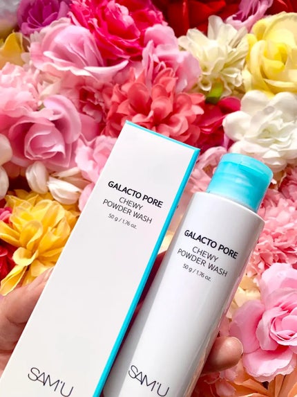 サミュ ガラクトポア チューイー パウダーウォッシュ/SAM'U/洗顔パウダーを使ったクチコミ(2枚目)