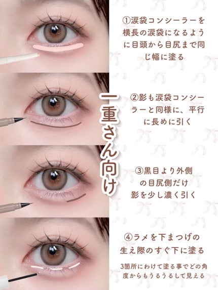 ジェルアイライナー/CEZANNE/ジェルアイライナーを使ったクチコミ(2枚目)