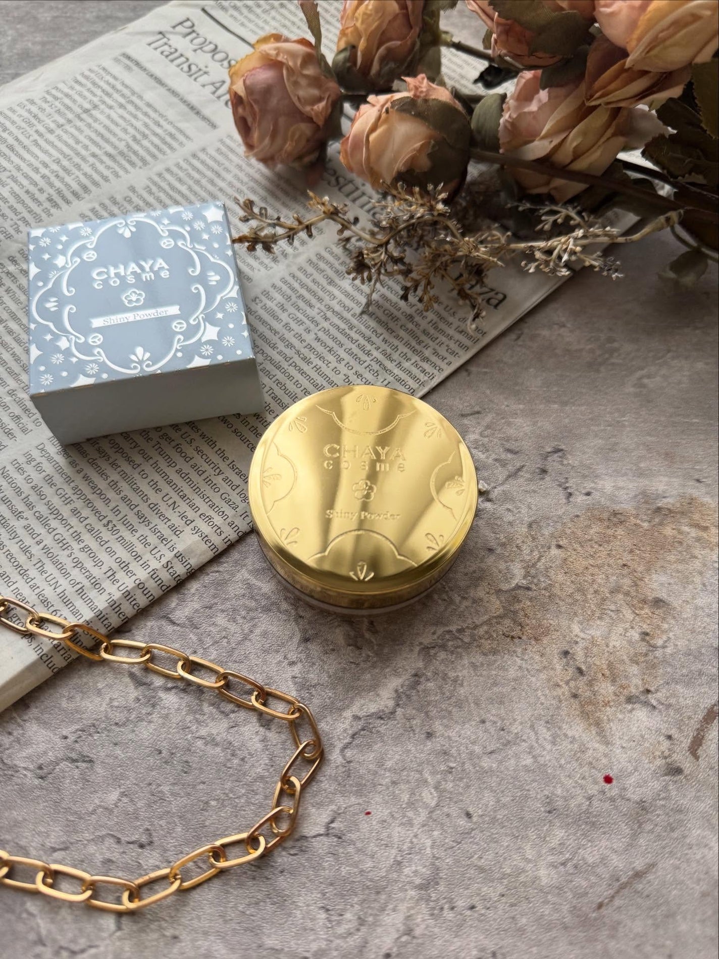 シャイニーパウダー/CHAYA cosme/ルースパウダーを使ったクチコミ(4枚目)