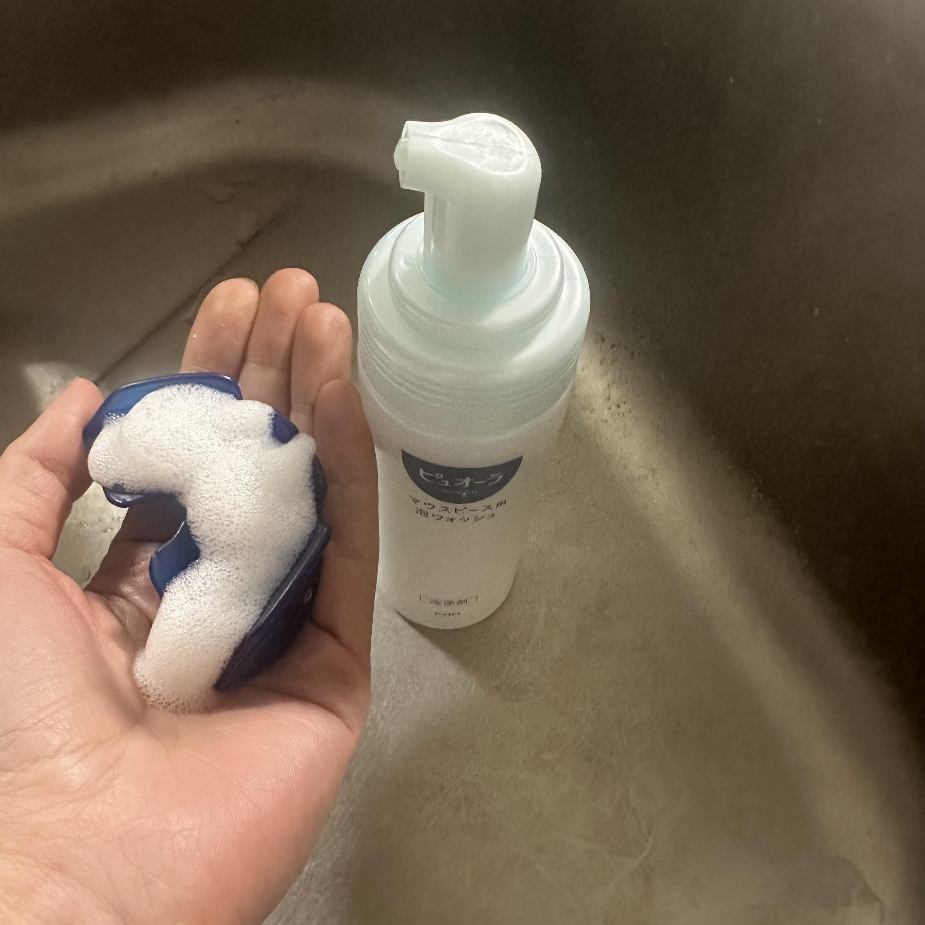 ピュオーラ　マウスピース用泡ウォッシュ 本体 150ml（約45回分）/ピュオーラ/その他オーラルケアを使ったクチコミ（3枚目）