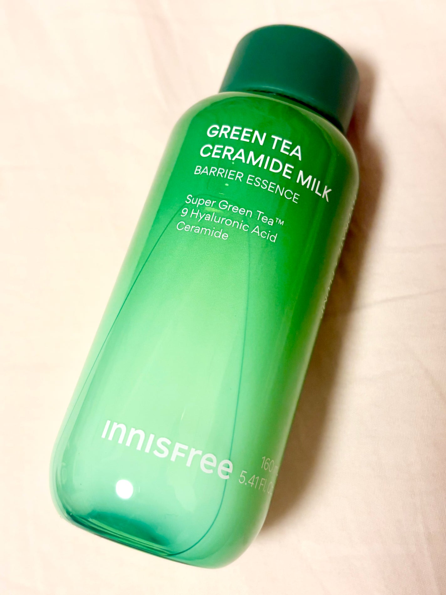 グリーンティー セラミド ミルク エッセンストナー/innisfree/化粧水を使ったクチコミ(1枚目)