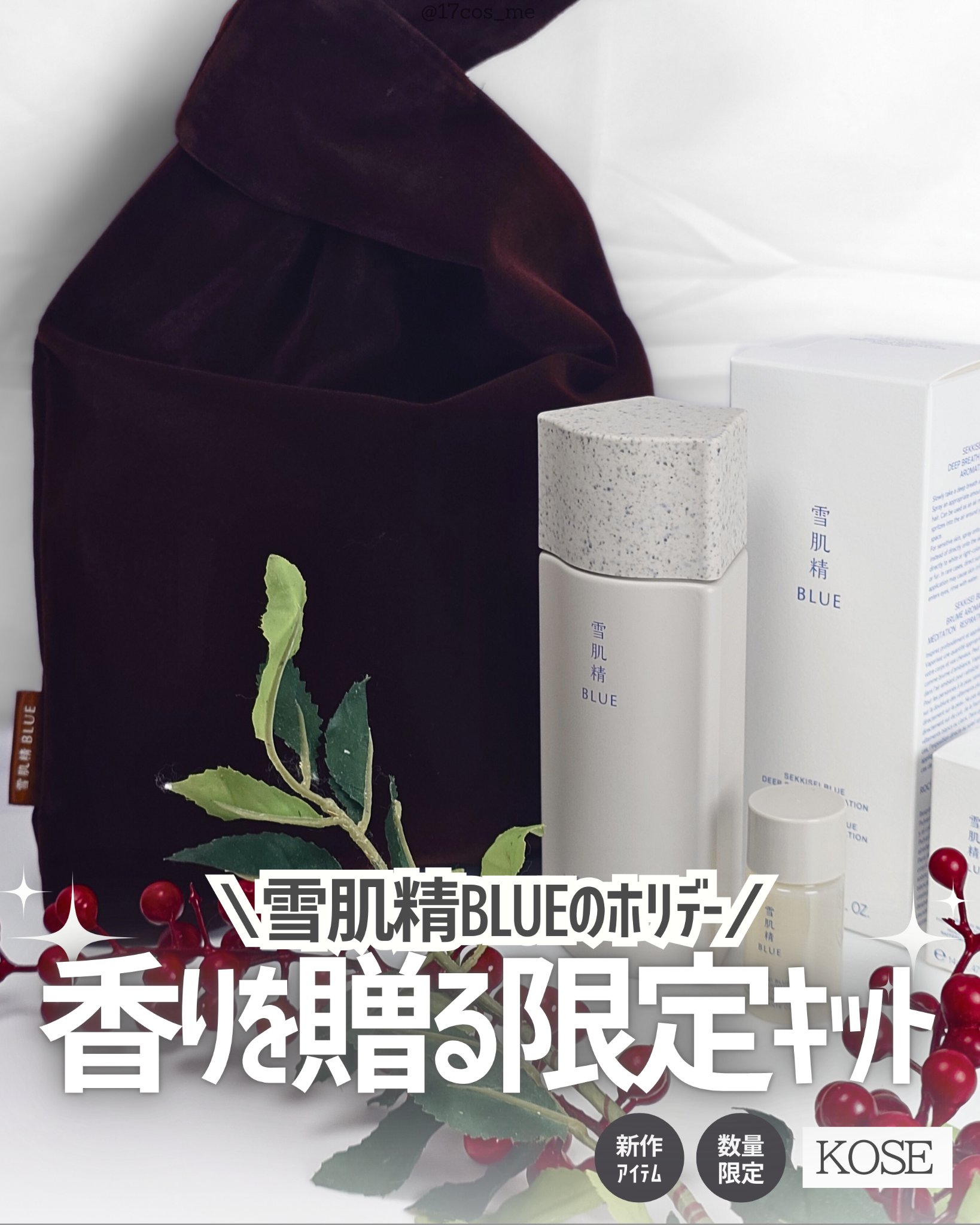 雪肌精 BLUE  ディープブレス メディテーション アロマ ミスト　リミテッドキット/雪肌精/スキンケアキットを使ったクチコミ（1枚目）