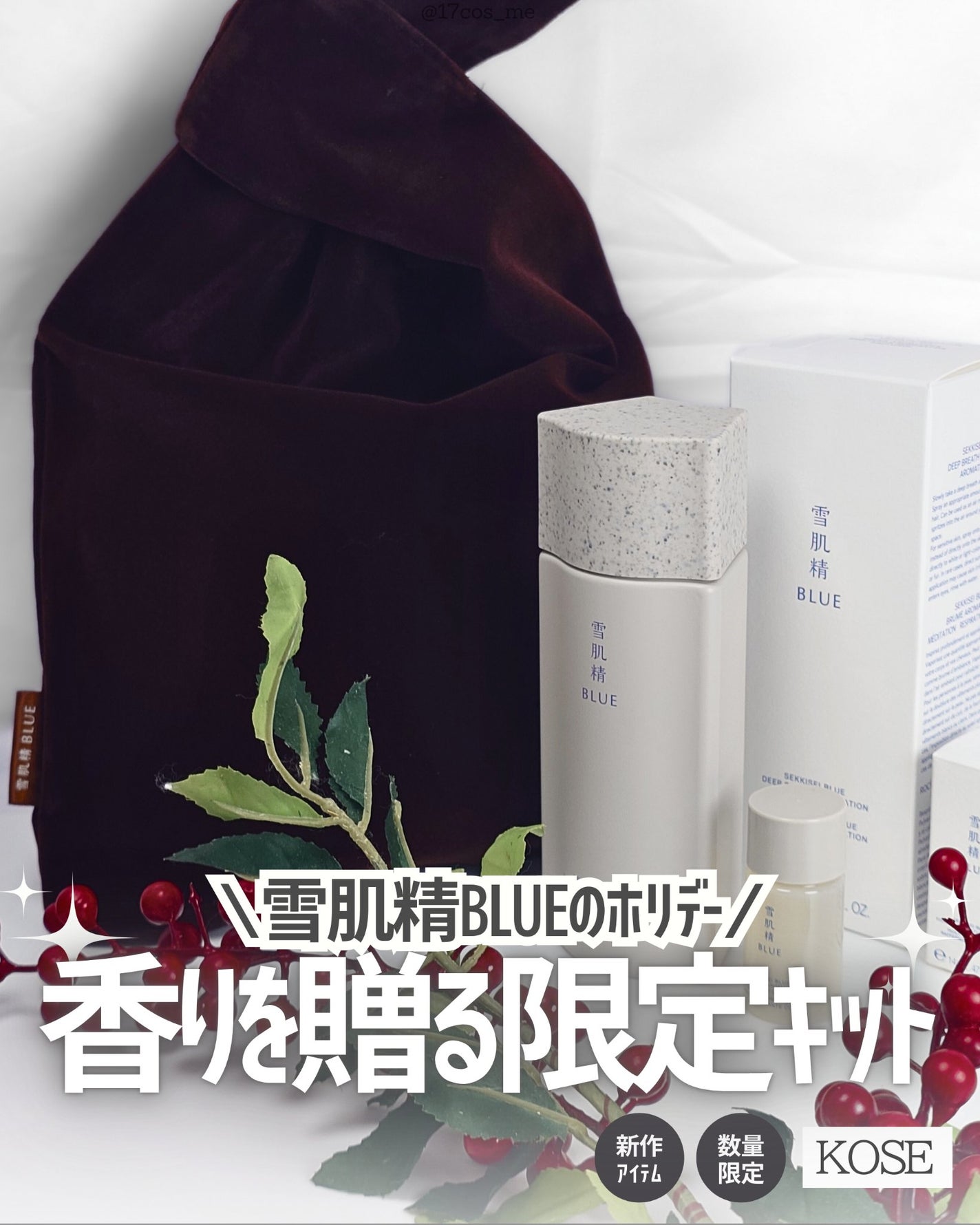 雪肌精 BLUE ディープブレス メディテーション アロマ ミスト リミテッドキット/雪肌精/スキンケアキットを使ったクチコミ(1枚目)