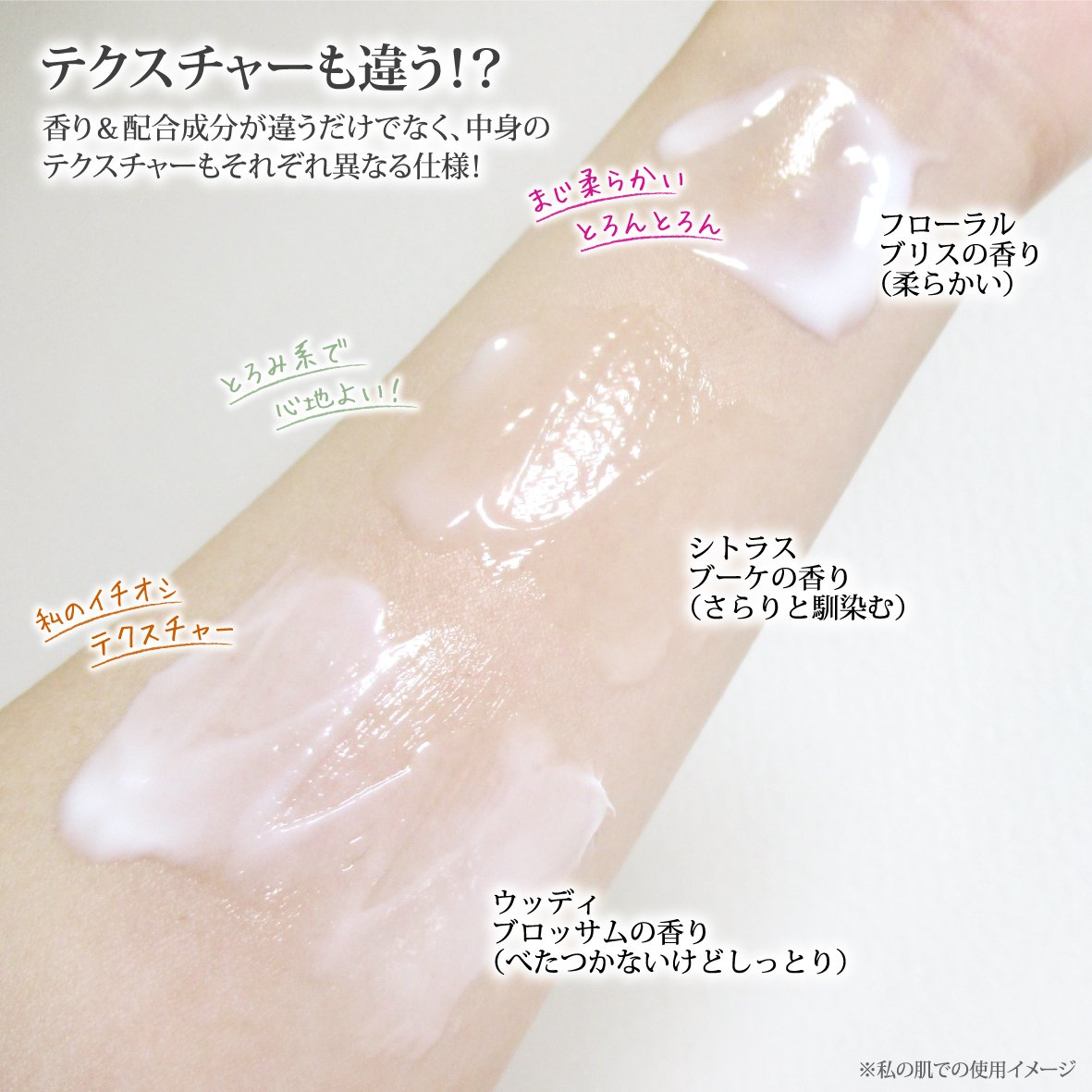 ドットビュー ハンドセラム ウッディブロッサムの香り/dotBEAU/ハンドクリームを使ったクチコミ（3枚目）