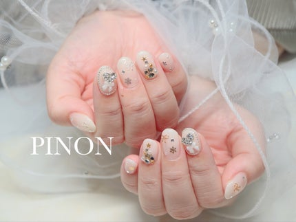 #クリスマスネイル,#冬ネイルのネイルデザイン