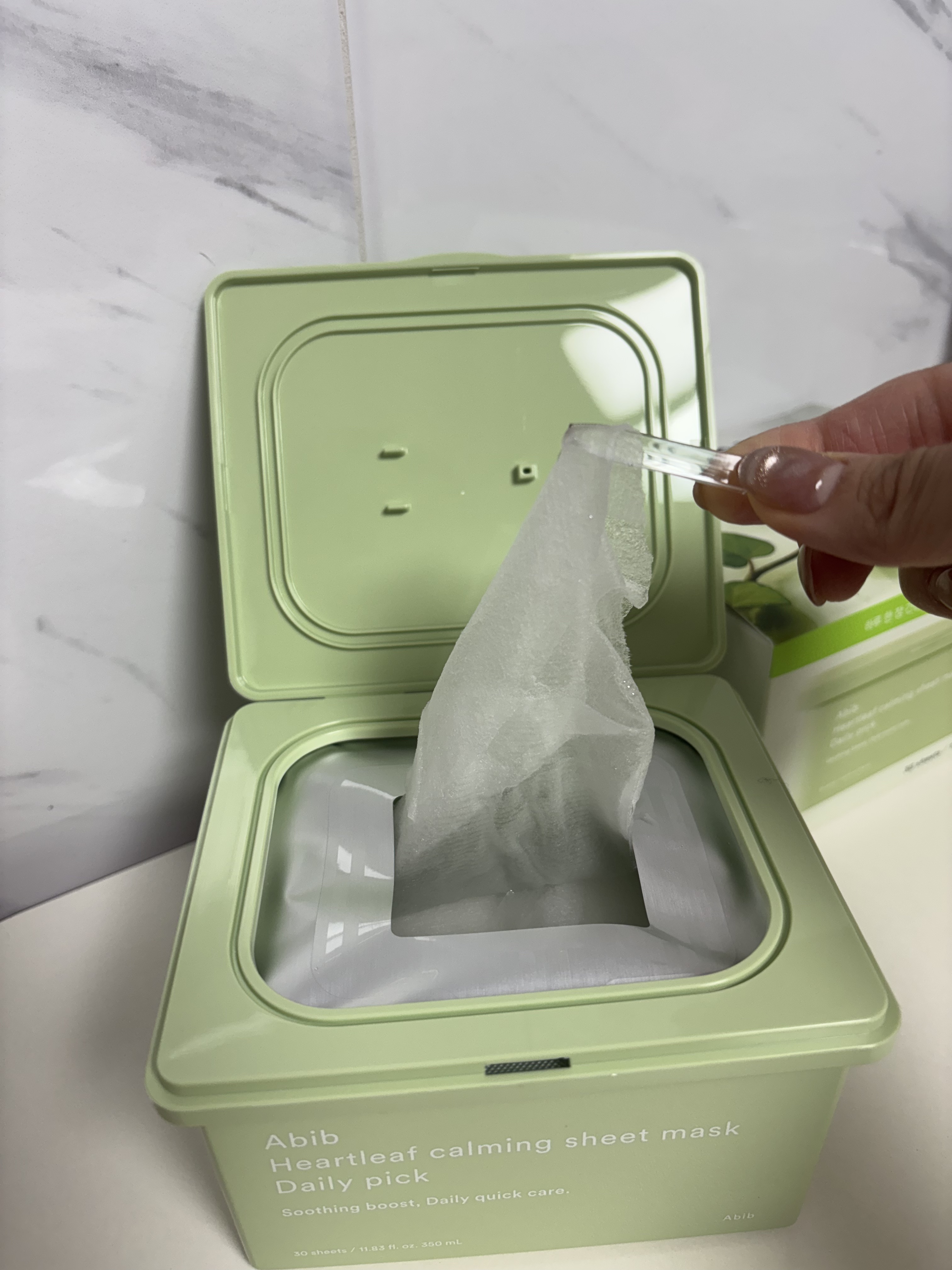 ドクダミシートマスクデイリーピック/Abib /シートマスク・パックを使ったクチコミ（2枚目）