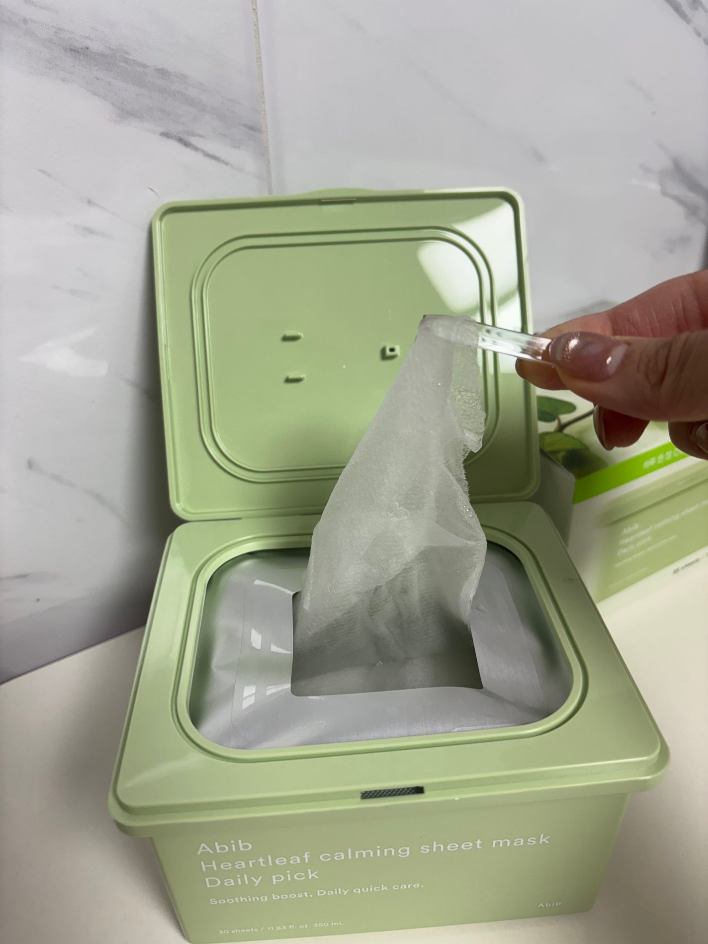 ドクダミシートマスクデイリーピック/Abib /シートマスク・パックを使ったクチコミ(2枚目)