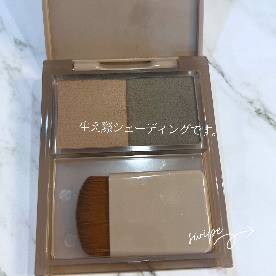 あざむきヘアシャドウ 万能ブラウン/pdc/シェーディングを使ったクチコミ（2枚目）