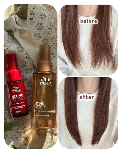 アルタイム スムース ミラクルオイルセラム/ウエラ/ヘアオイルを使ったクチコミ(3枚目)