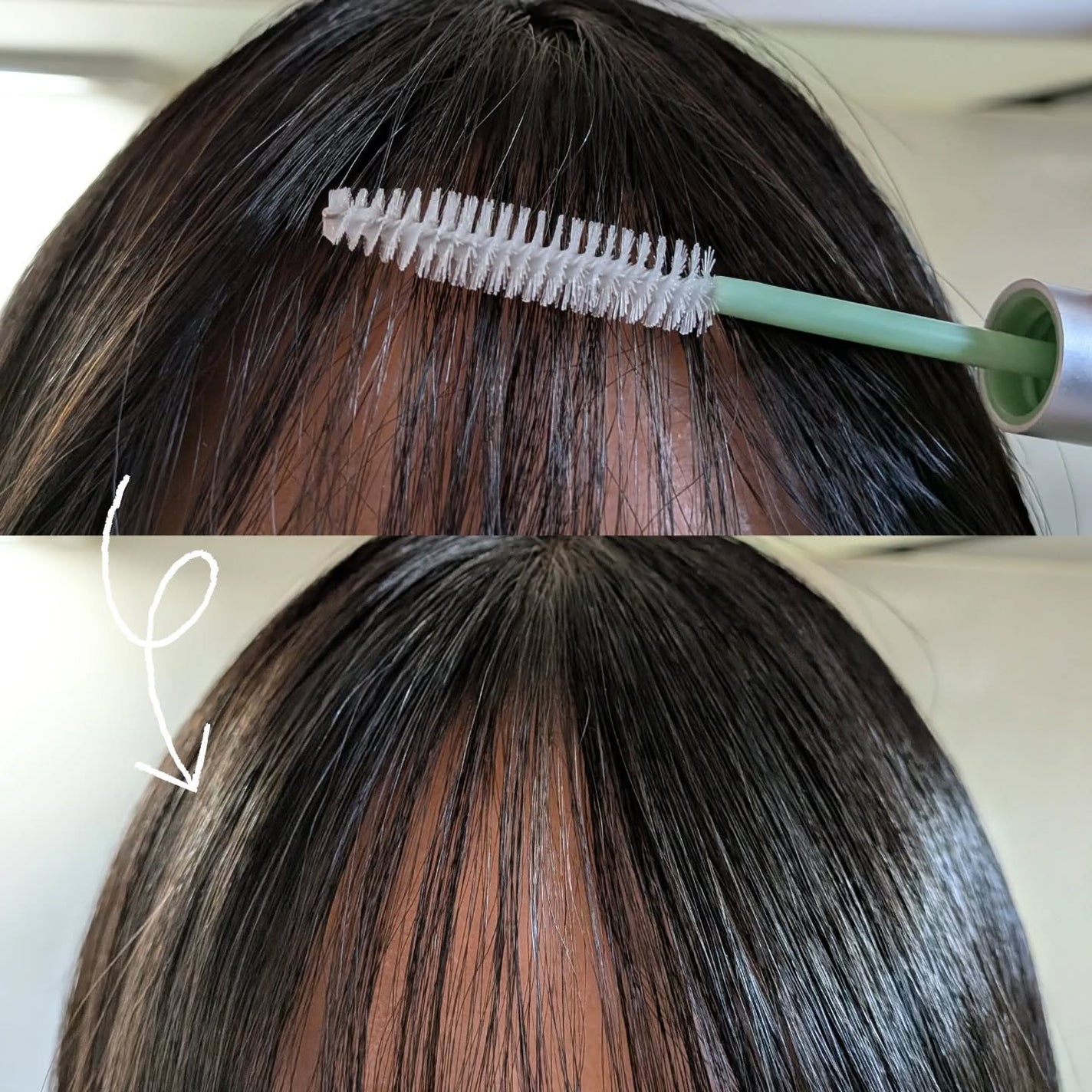 葉山はなび on LIPS 「フレッシュセバムヘアマスカラを使ってみたよ💚前髪の乱れをさっと..」(2枚目)