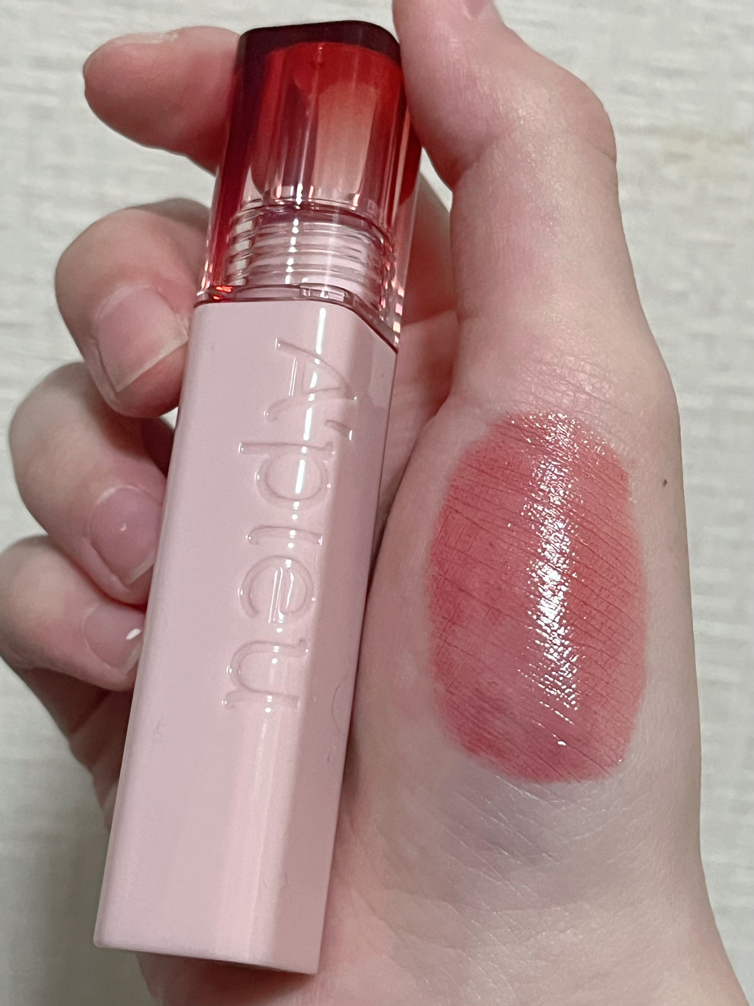 アピュー ジューシーパン ジェリーティント #5 フィグジェリー/A’pieu/リップティントを使ったクチコミ（1枚目）