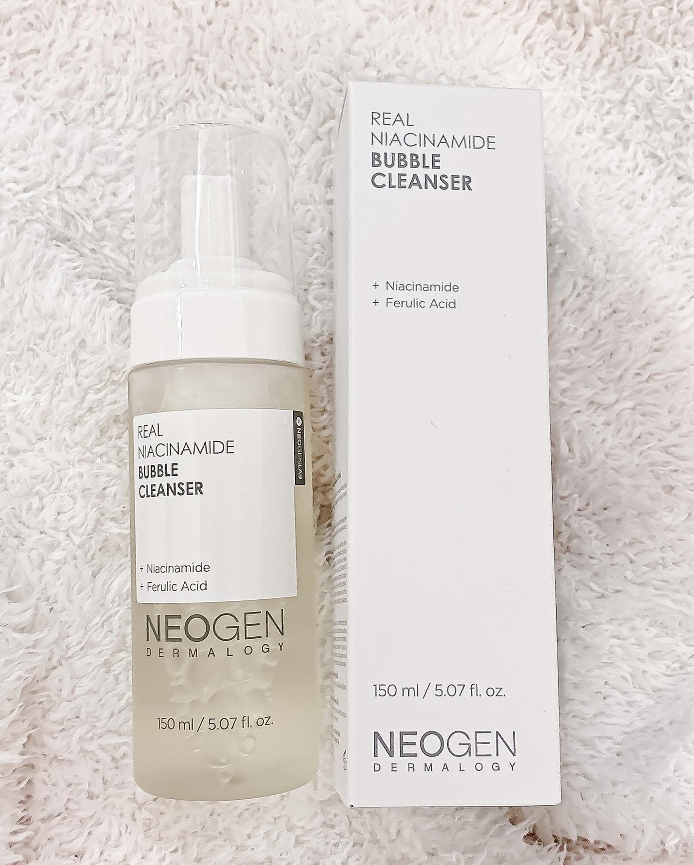 リアルナイアシンアミドグローアップクレンジングフォーム/NEOGEN/洗顔フォームを使ったクチコミ(5枚目)