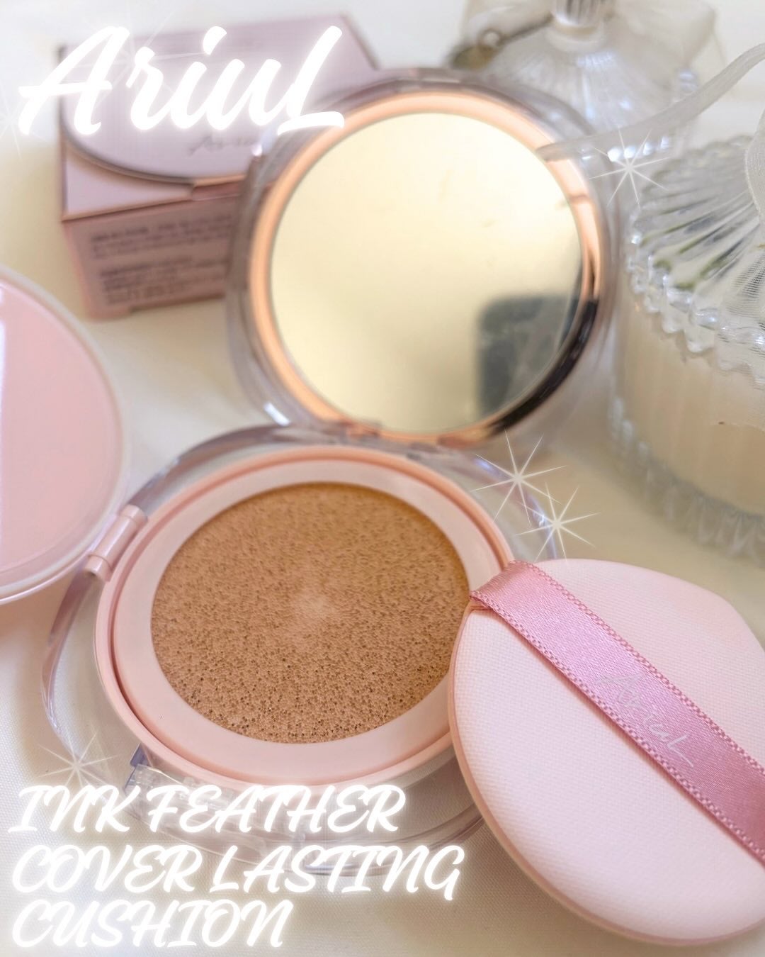 アリウル インクフェザーカバーラスティングクッション/Ariul/クッションファンデーションを使ったクチコミ(2枚目)