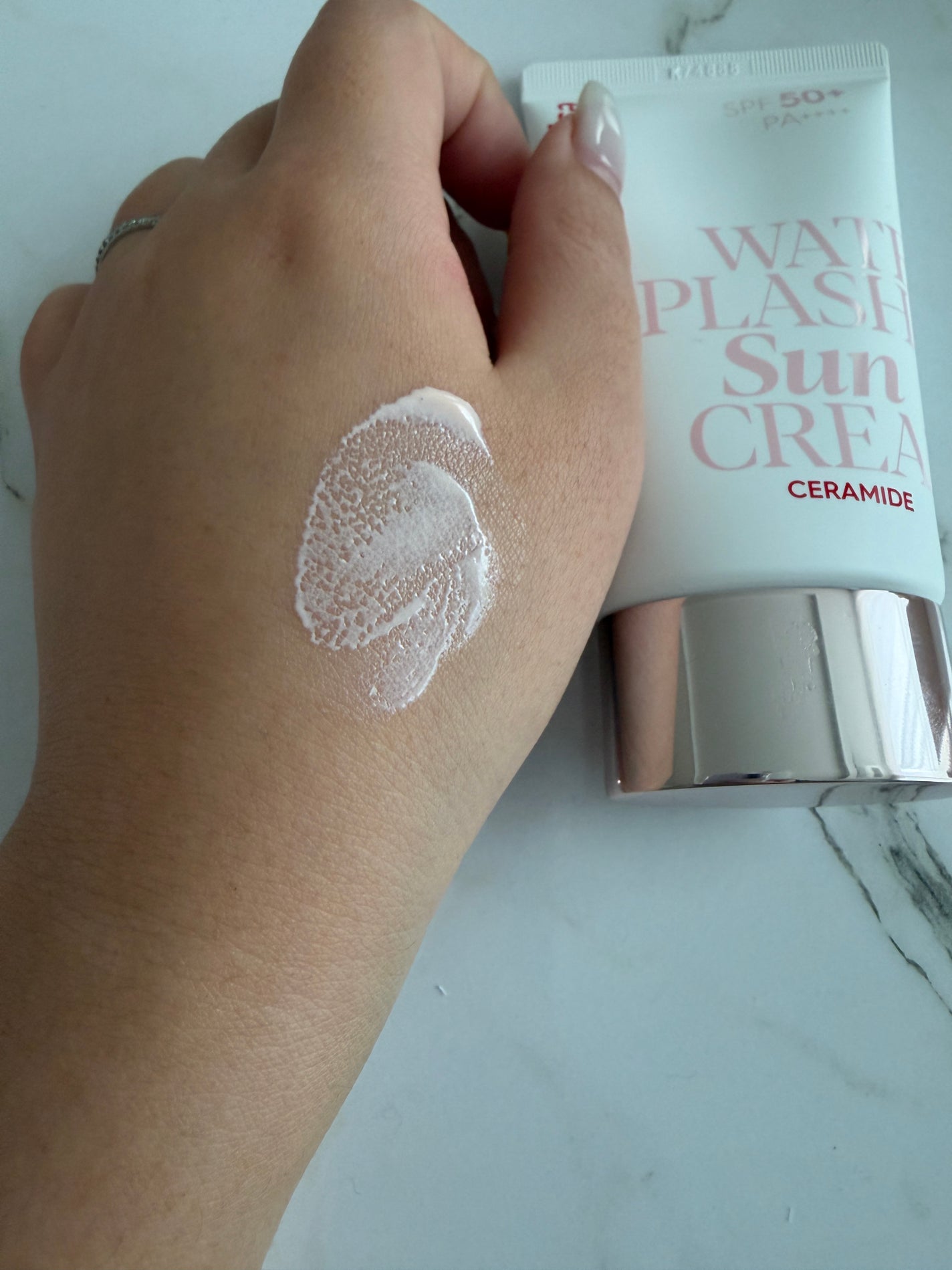 ウォータースプラッシュサンクリーム セラミド/espoir/日焼け止めクリームを使ったクチコミ(6枚目)