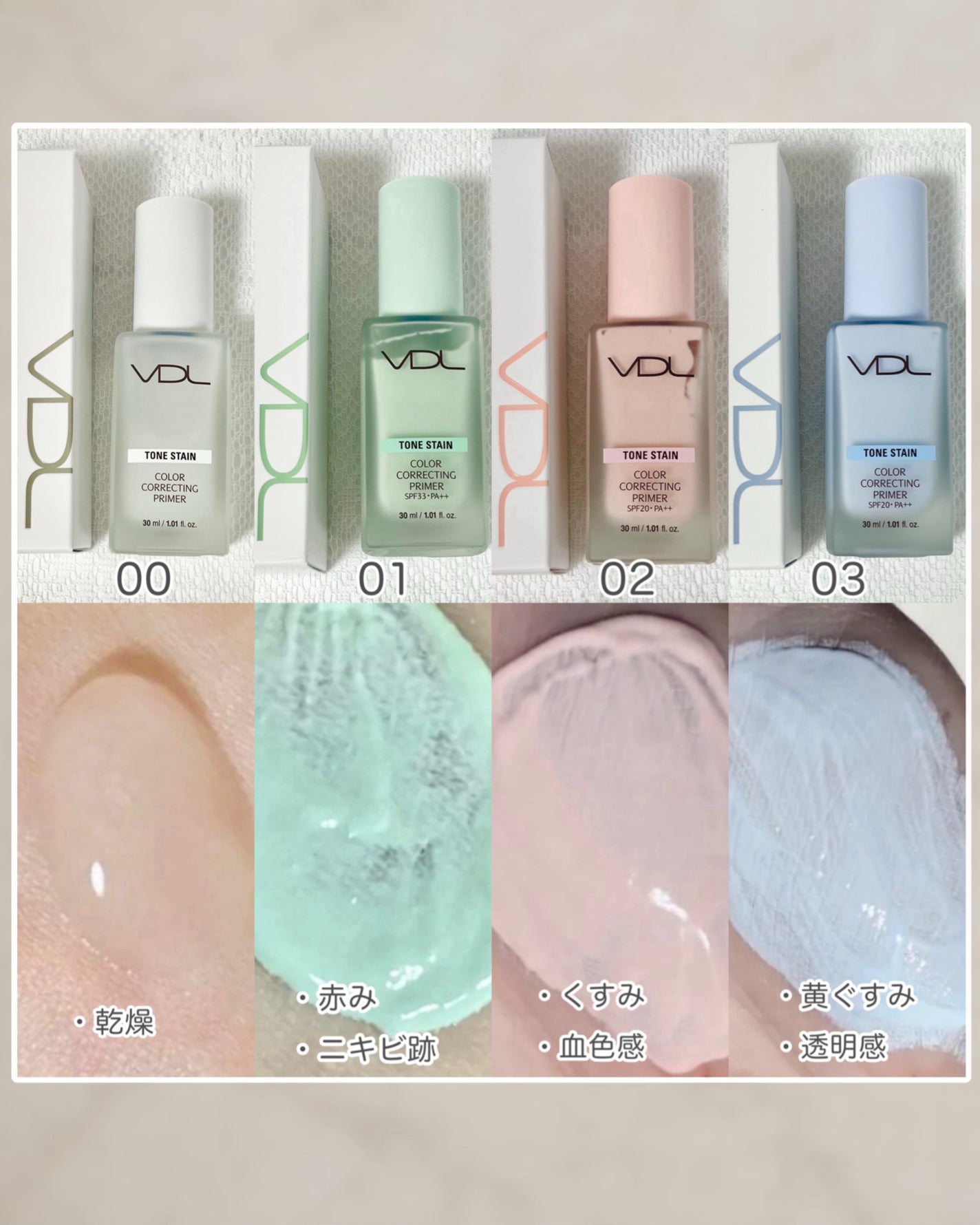 トーンステインカラーコレクティングプライマー/VDL/化粧下地を使ったクチコミ(3枚目)
