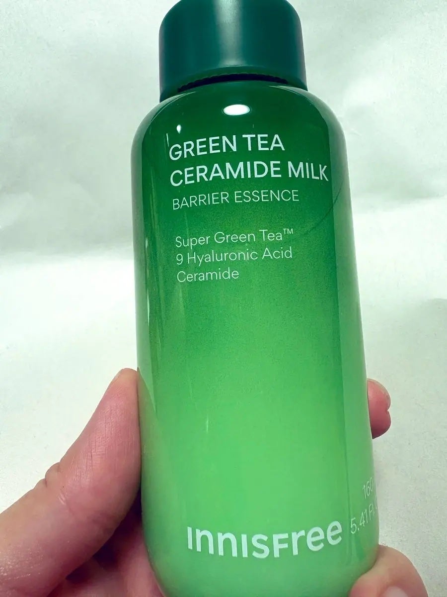グリーンティー セラミド ミルク エッセンストナー/innisfree/化粧水を使ったクチコミ(1枚目)