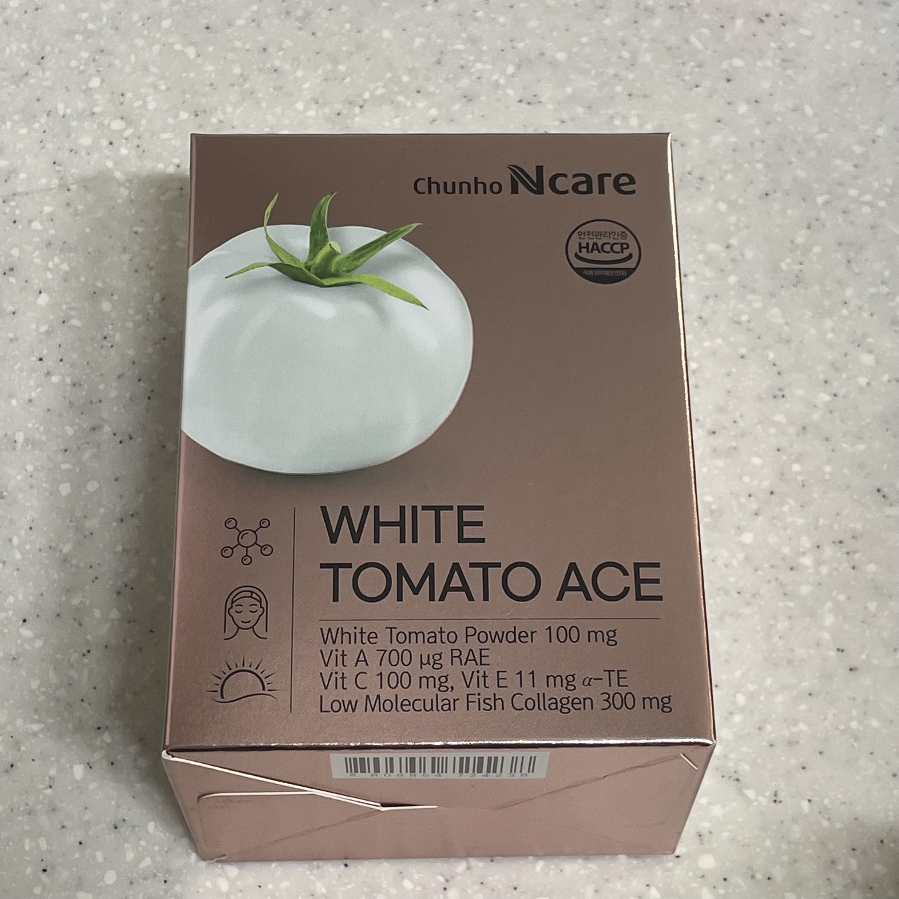  ホワイトトマト ACE 1box 30包/ChunhoNcare/美容サプリメントを使ったクチコミ（1枚目）