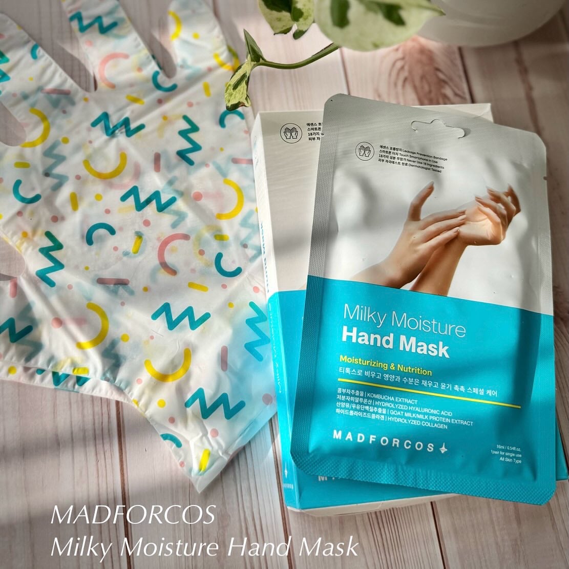 ミルキーモイスチャーハンドマスク/MADFORCOS/ハンドクリームを使ったクチコミ(1枚目)