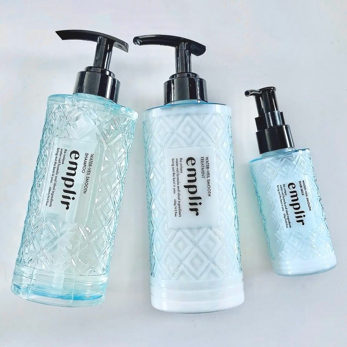 ウォーターベール スムース シャンプー／トリートメント/emplir/市販シャンプーを使ったクチコミ（1枚目）