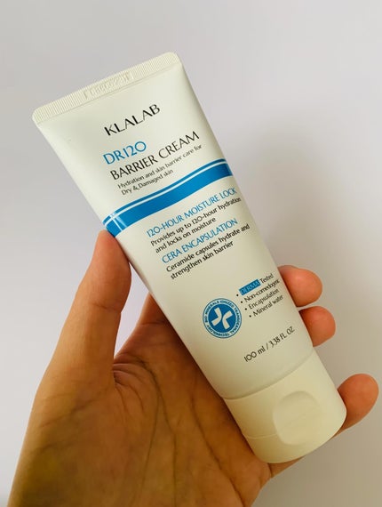 ディーアール120 バリアクリーム/KLALAB/フェイスクリームを使ったクチコミ(4枚目)
