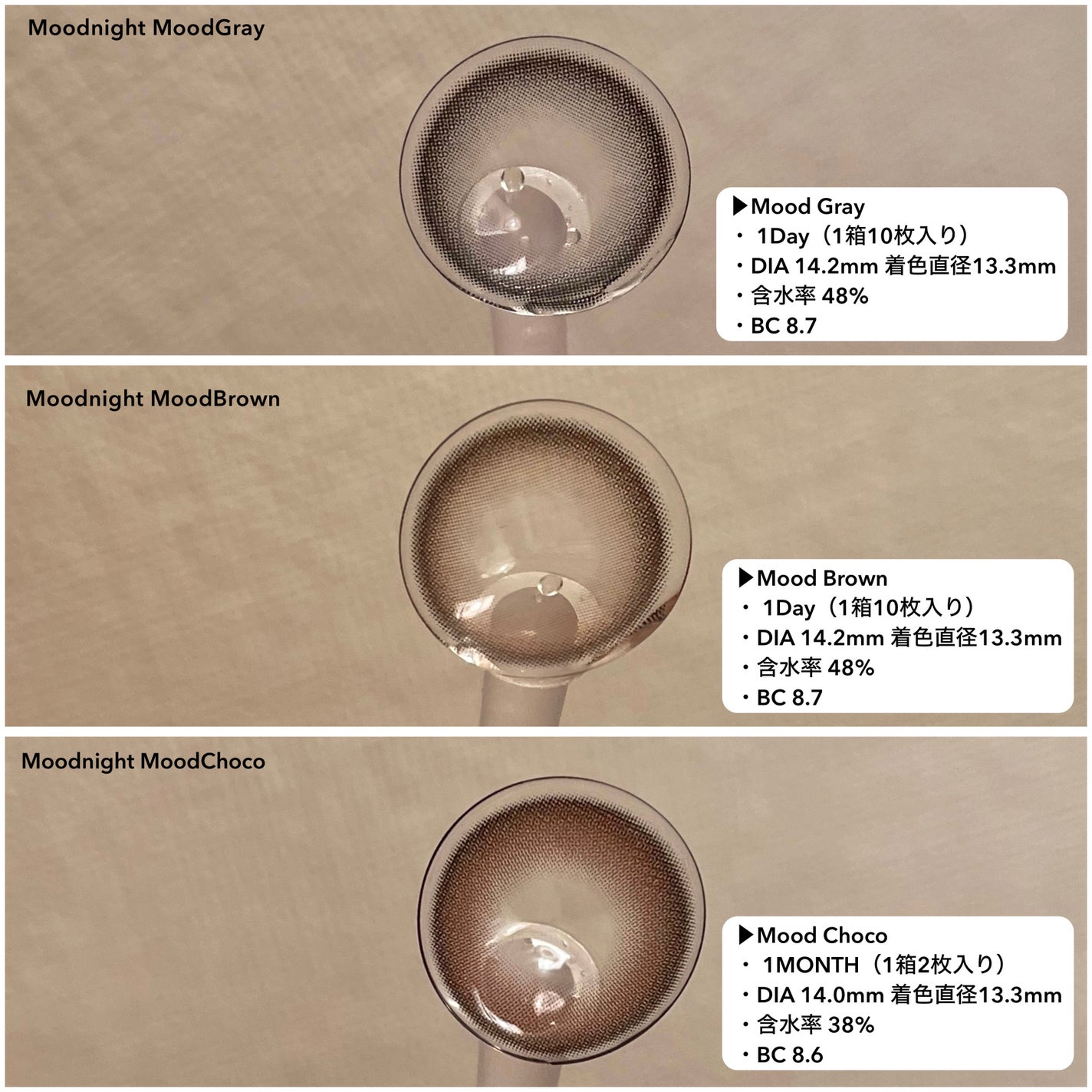 Moodnight 1day/OLENS/カラーコンタクトレンズを使ったクチコミ(3枚目)