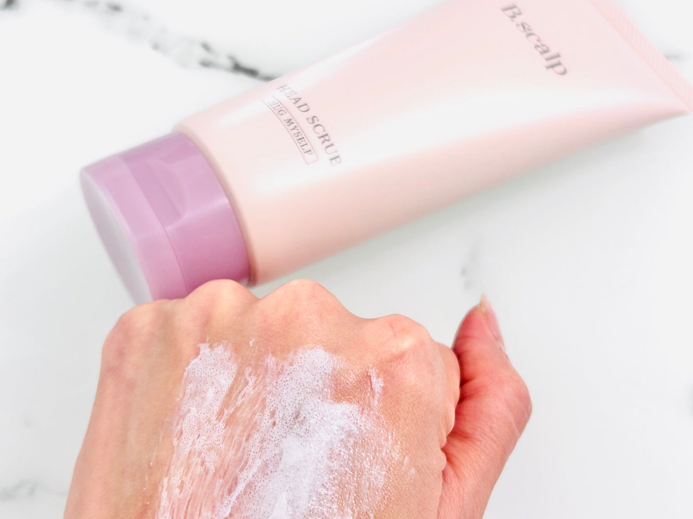 B.scalp ヘッドスクラブ HUG MYSELF/TBC/ヘッドスクラブを使ったクチコミ(3枚目)