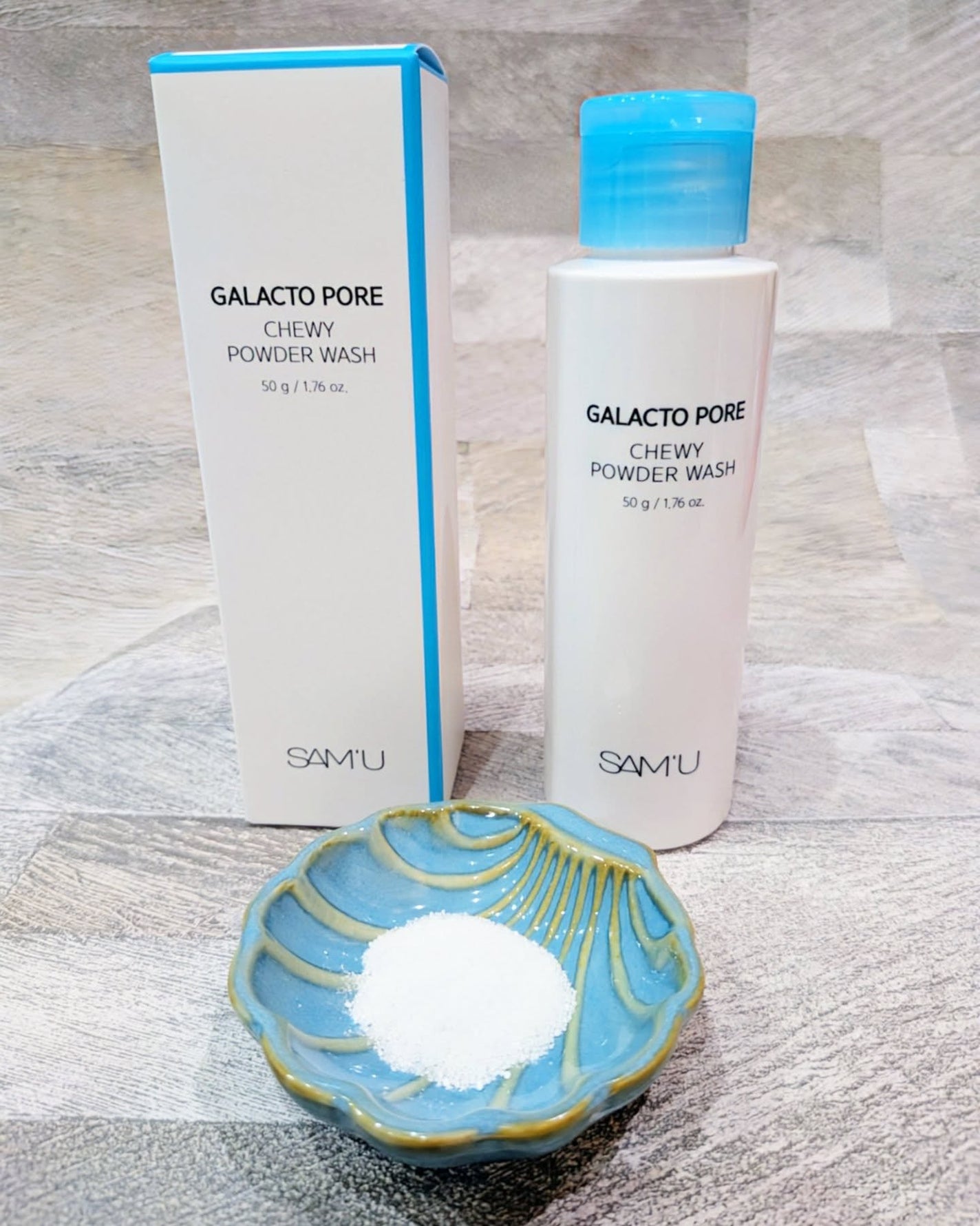 サミュ ガラクトポア チューイー パウダーウォッシュ/SAM'U/洗顔パウダーを使ったクチコミ(2枚目)