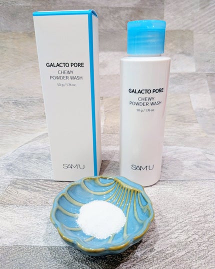 サミュ ガラクトポア チューイー パウダーウォッシュ/SAM'U/洗顔パウダーを使ったクチコミ(2枚目)