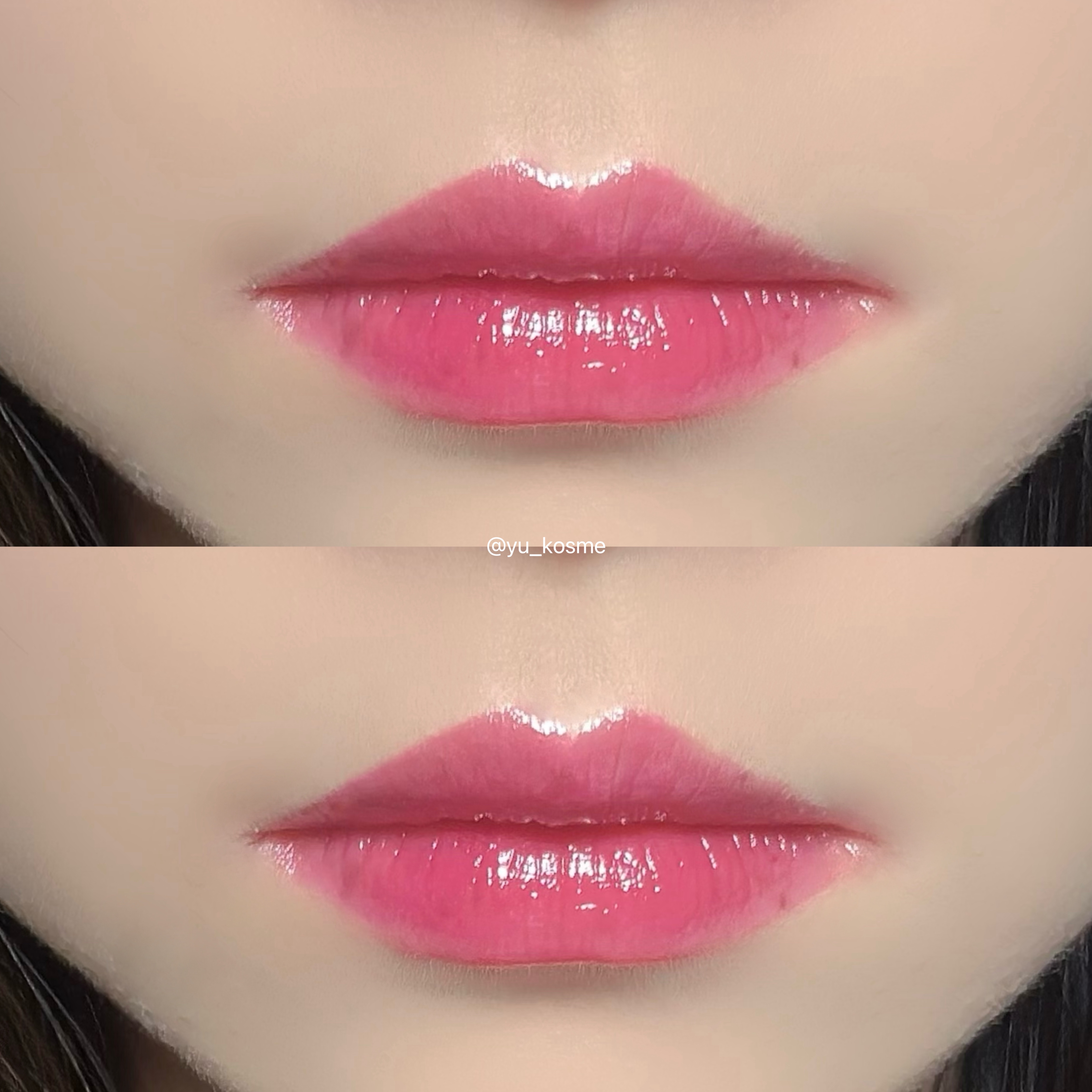 MELTING FIT SHINE BALM/Lummir/口紅を使ったクチコミ（3枚目）