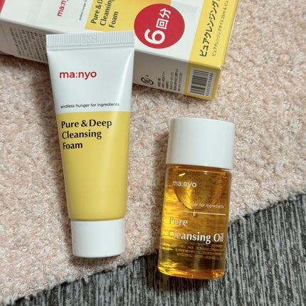 manyo ピュアクレンジングトラベルキット/manyo/トライアルキットを使ったクチコミ(2枚目)