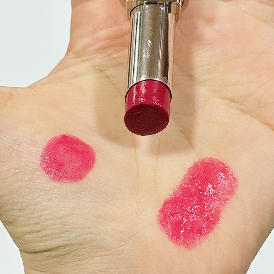 MELTING FIT SHINE BALM/Lummir/口紅を使ったクチコミ（2枚目）