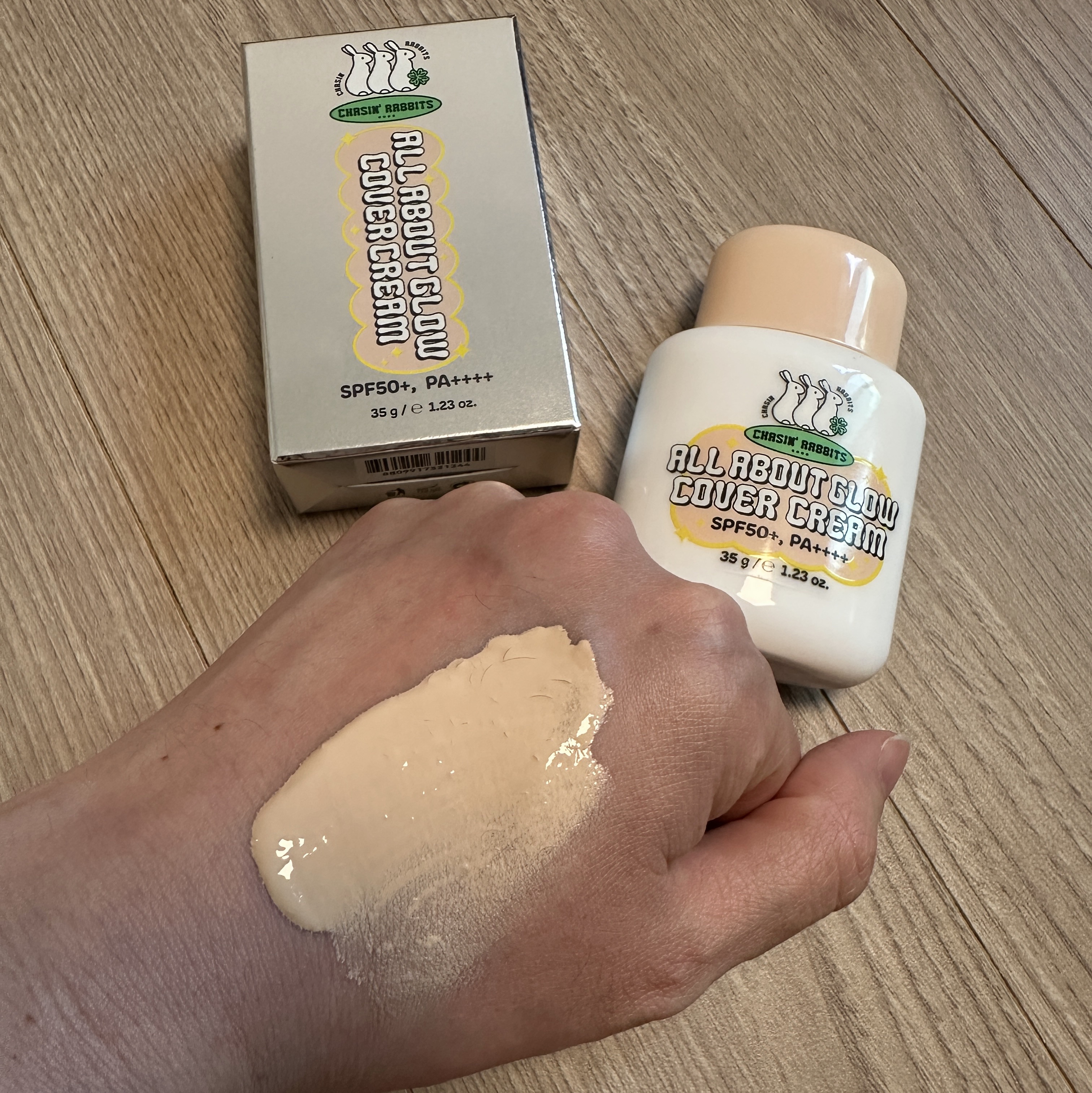 オールアバウトグロウカバークリーム/CHASIN'RABBITS/日焼け止めクリームを使ったクチコミ（2枚目）
