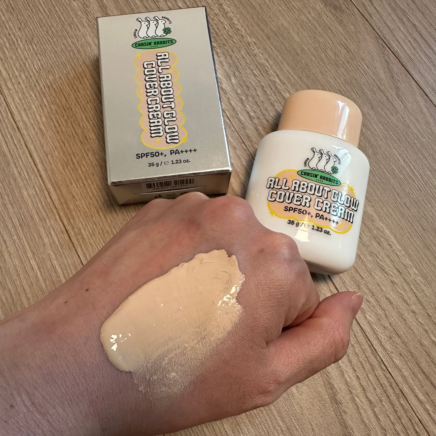 オールアバウトグロウカバークリーム/CHASIN'RABBITS/日焼け止めクリームを使ったクチコミ(2枚目)