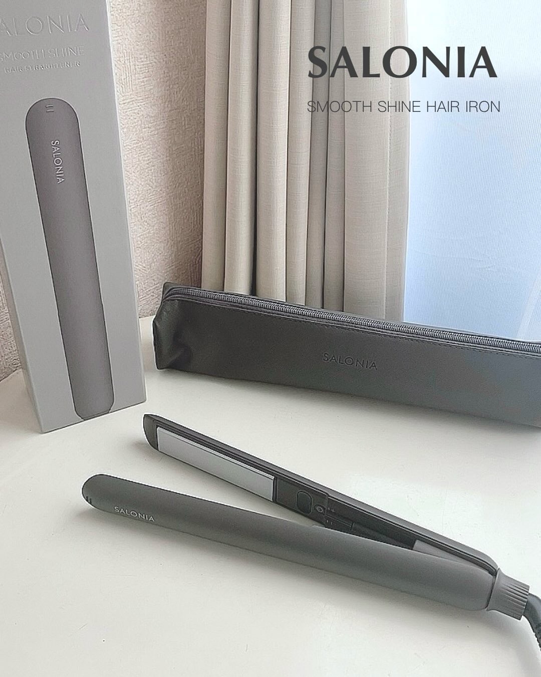 スムースシャイン ストレートヘアアイロン/SALONIA/ストレートアイロンを使ったクチコミ（1枚目）