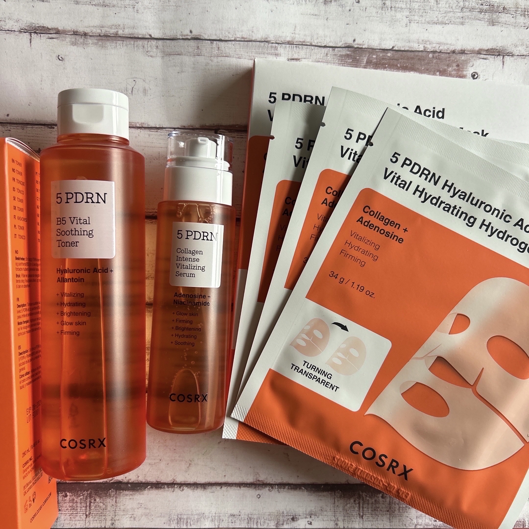 5 PDRN ヒアルロン酸 バイタル ハイドレイティング ハイドロゲルマスク/COSRX/シートマスク・パックを使ったクチコミ（1枚目）