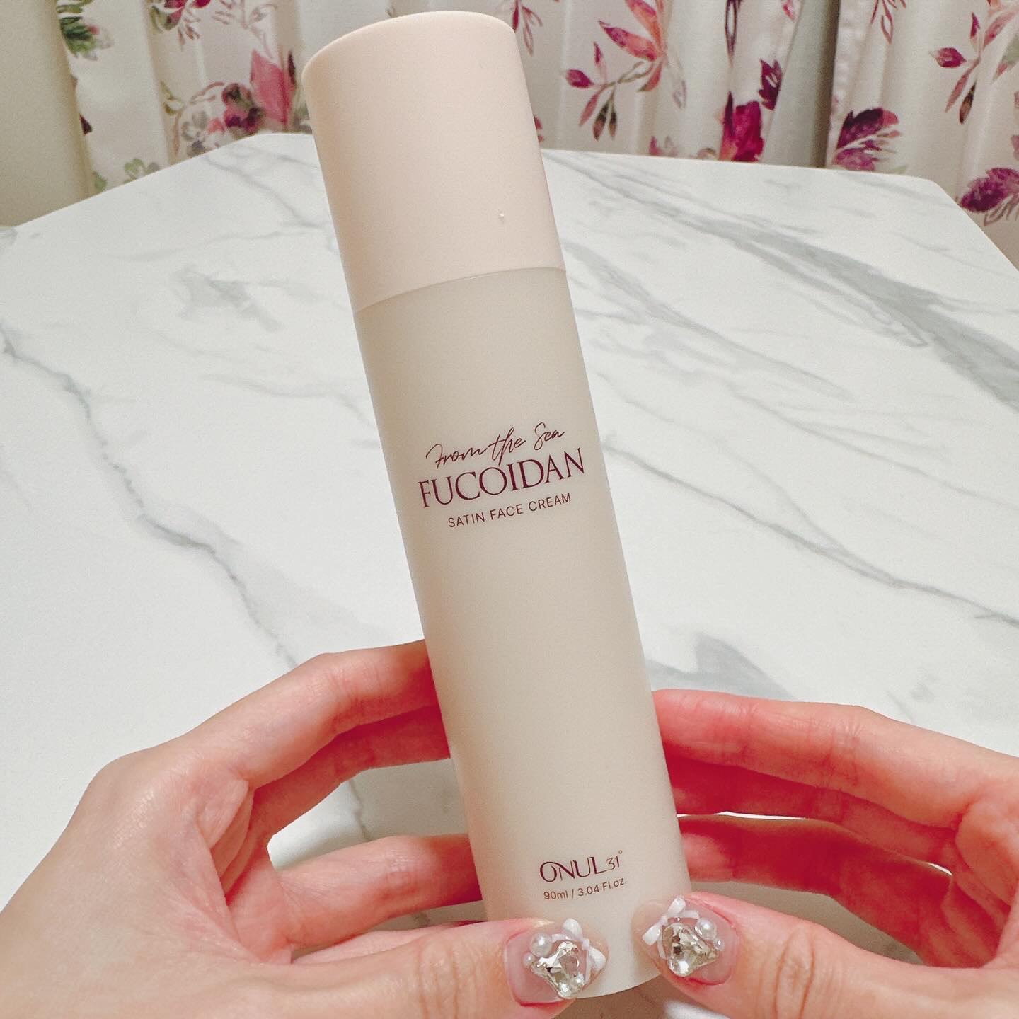 フコイダンサテンフェイスクリーム/ONUL31/フェイスクリームを使ったクチコミ（1枚目）
