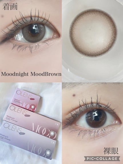 Moodnight 1Month/OLENS/カラーコンタクトレンズを使ったクチコミ(3枚目)
