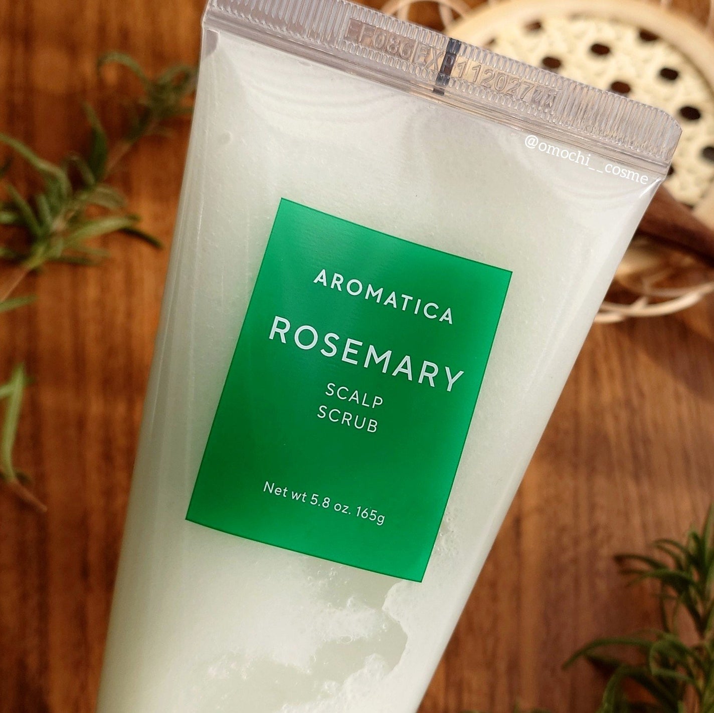 ローズマリー スカルプ スクラブ/AROMATICA/ヘッドスクラブを使ったクチコミ(2枚目)