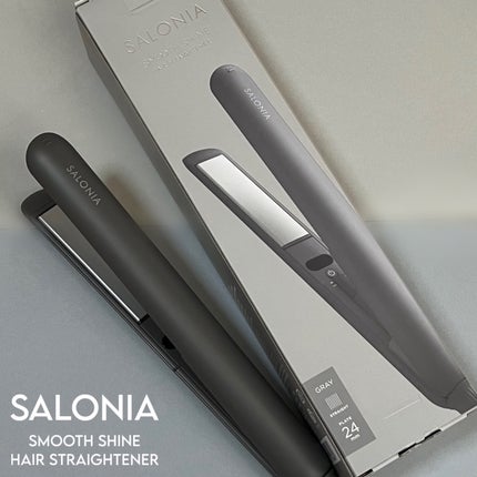 スムースシャイン ストレートヘアアイロン/SALONIA/ストレートアイロンを使ったクチコミ(1枚目)