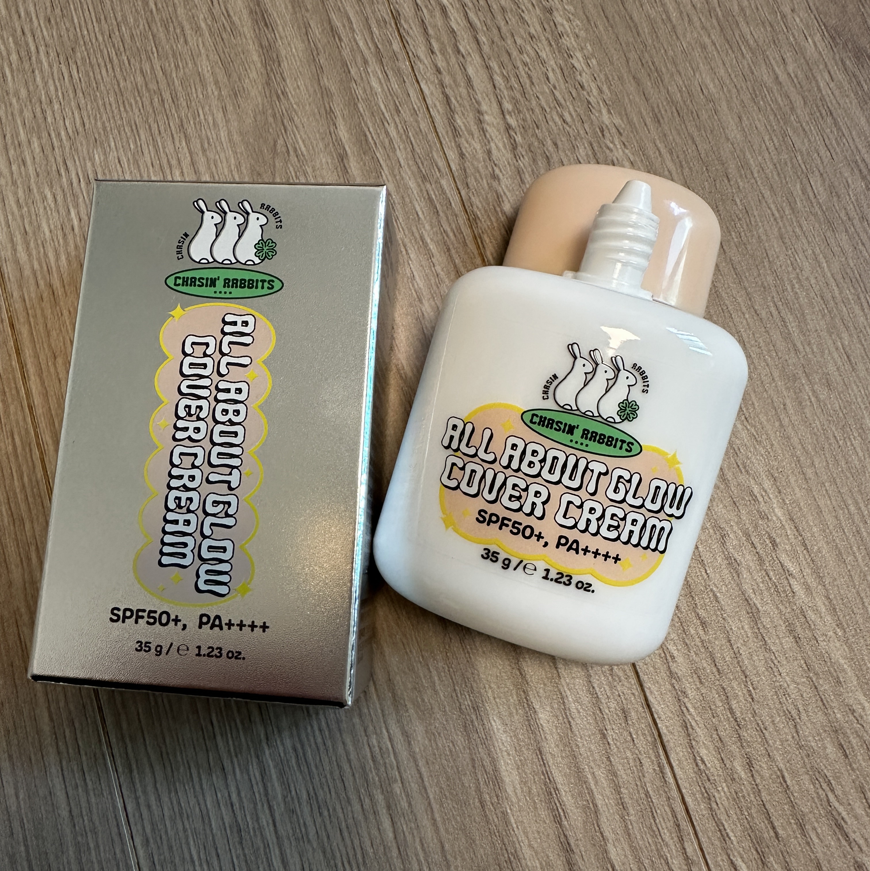オールアバウトグロウカバークリーム/CHASIN'RABBITS/日焼け止めクリームを使ったクチコミ（3枚目）